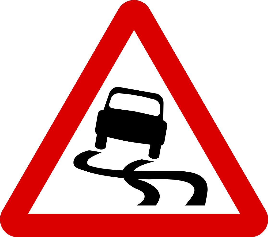 Road slippery when wet